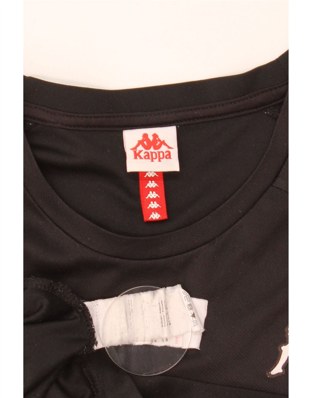 Tricou grafic pentru bărbați Kappa Top 2XL, negru, poliester color bloc