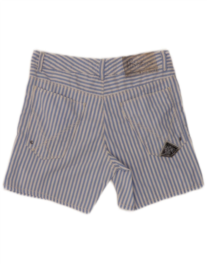 Pantaloni scurți casual Roy Rogers pentru femei IT 44 Medium W30 Blue Pinstripe