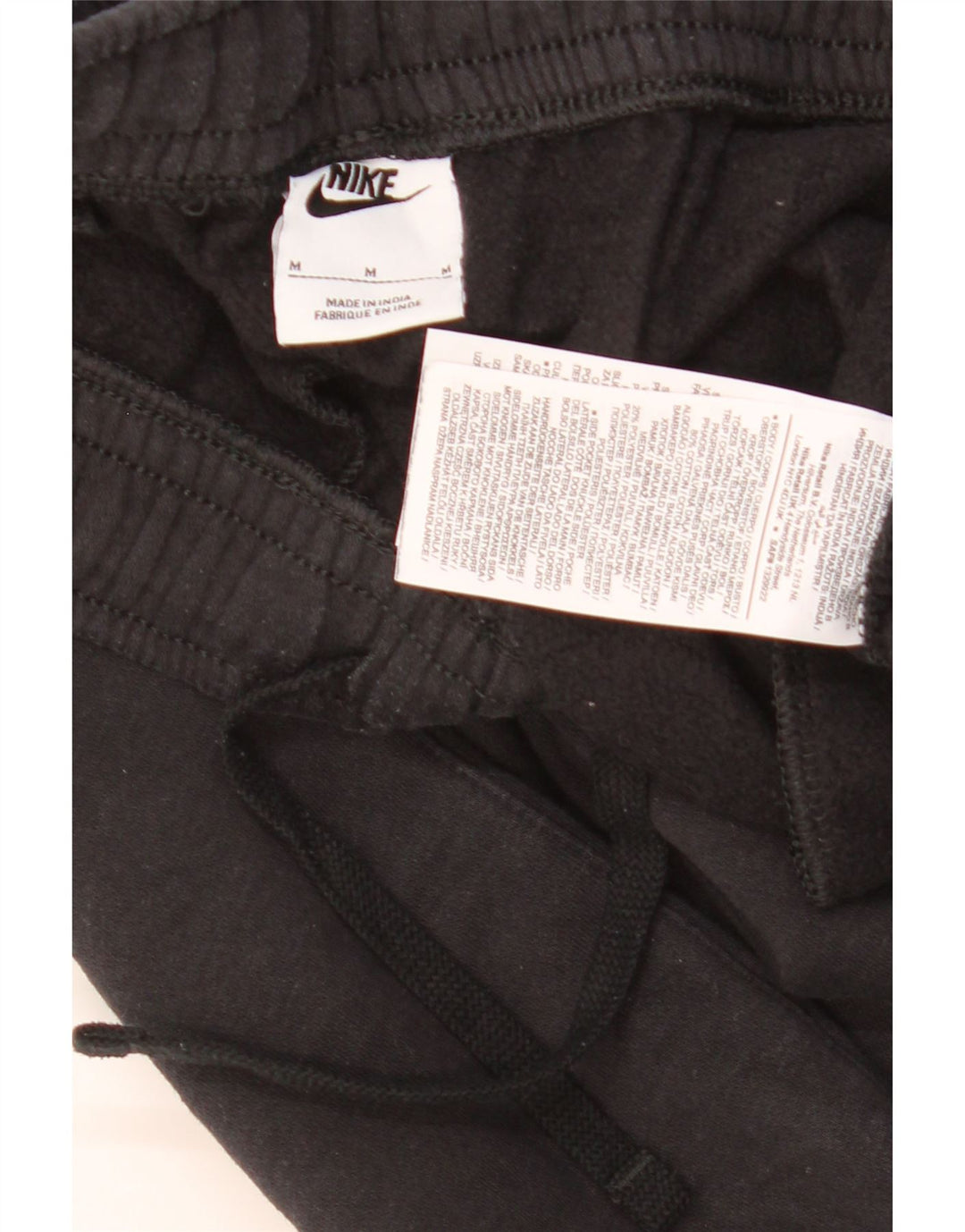 Pantaloni de trening Nike pentru bărbați Joggeri, bumbac mediu negru
