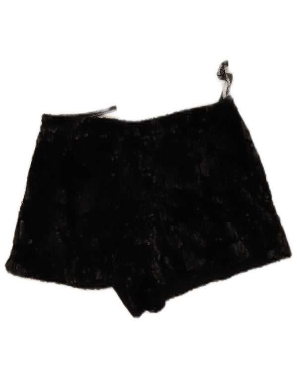 Pantaloni caldi pentru femei Topshop UK 4 XS W26 poliester negru