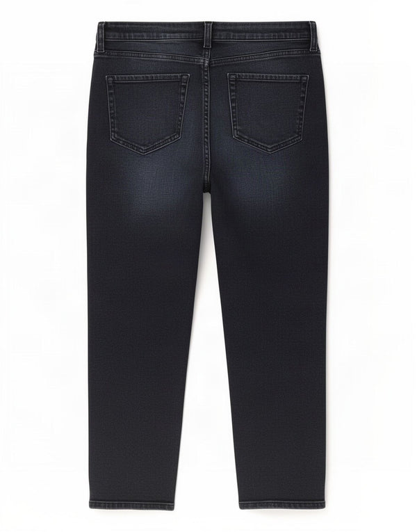 Marks & Spencer Blugi Capri cu talie înaltă pentru femei UK 14 Large W32 L22 Bleumarin