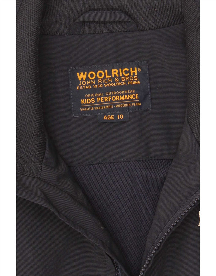 Jachetă bomber pentru băieți Woolrich 9-10 ani, bleumarin