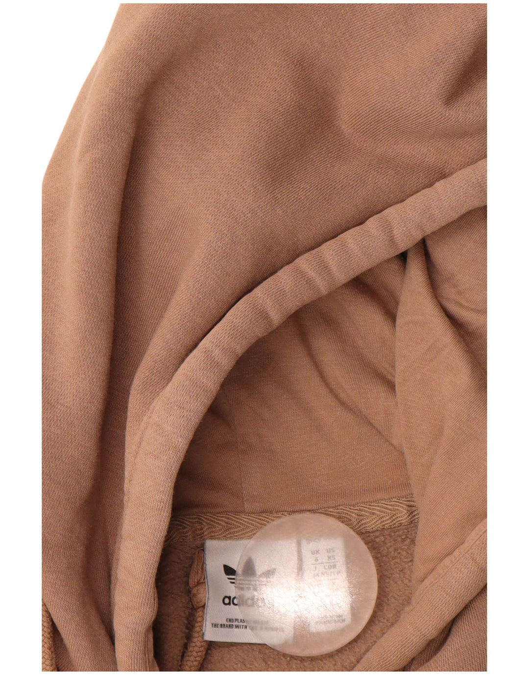 Pulover ADIDAS pentru femei UK 6 XS maro bumbac