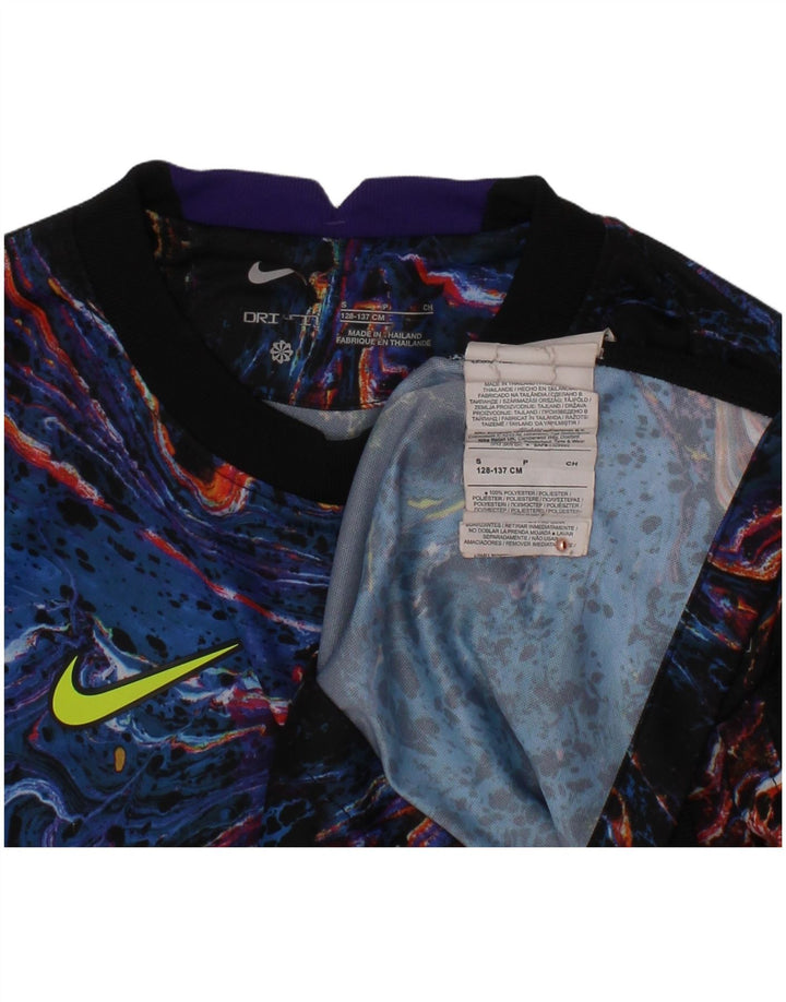 Tricou grafic NIKE Tottenham Hotspur pentru băieți Top 8-9 ani mic negru