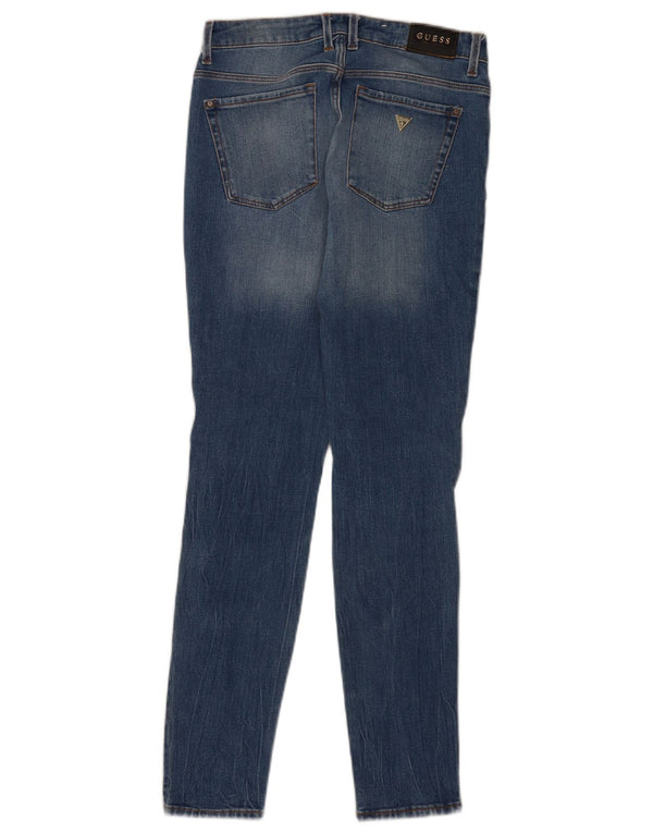 Blugi skinny distressed pentru femei Guess W26 L29 albastru