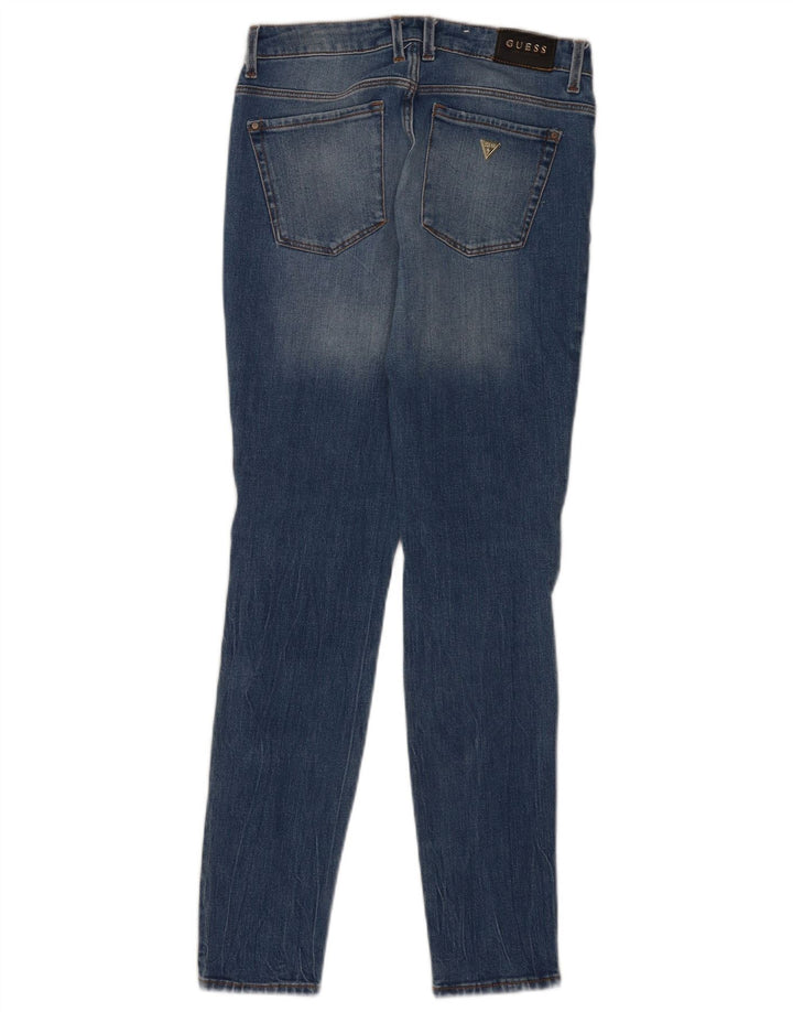 Blugi skinny distressed pentru femei Guess W26 L29 albastru