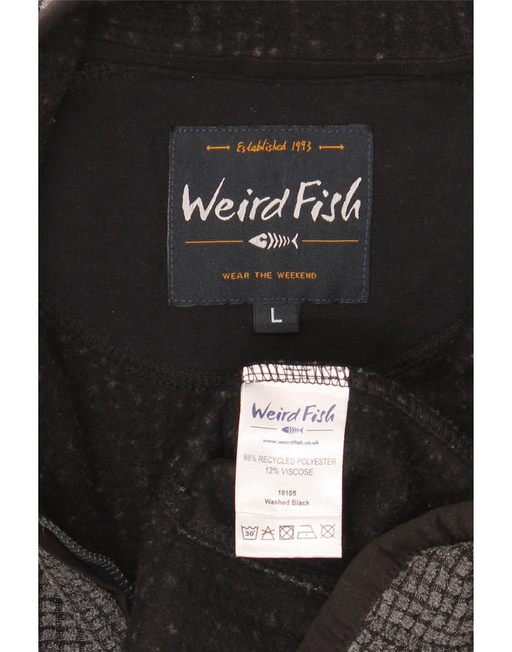 Jachetă din lână pentru bărbați Weird Fish UK 40, mare, gri, poliester