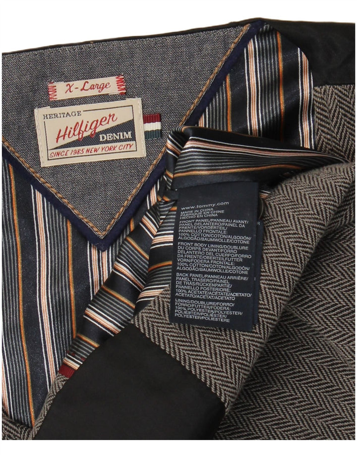 Vestă pentru bărbați Tommy Hilfiger, XL, gri din bumbac