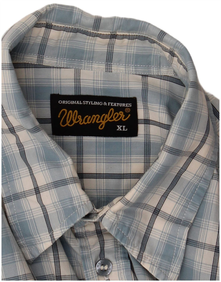 Cămașă pentru bărbați Wrangler XL Blue Check