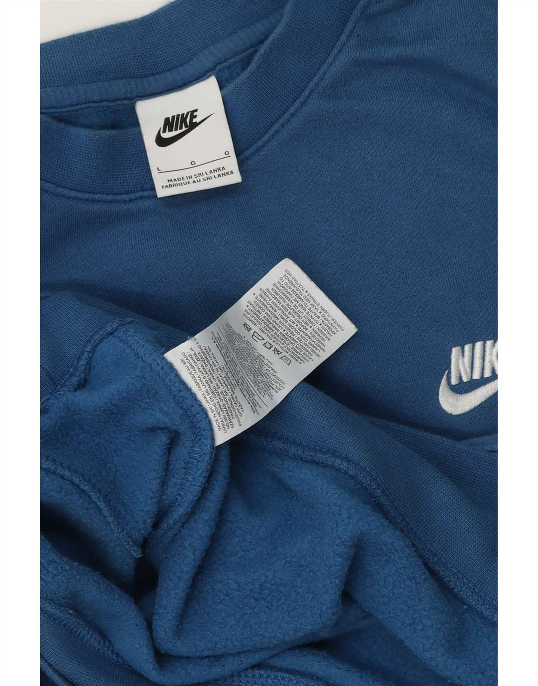 Hanorac pentru bărbați Nike Pulover mare, albastru, bumbac
