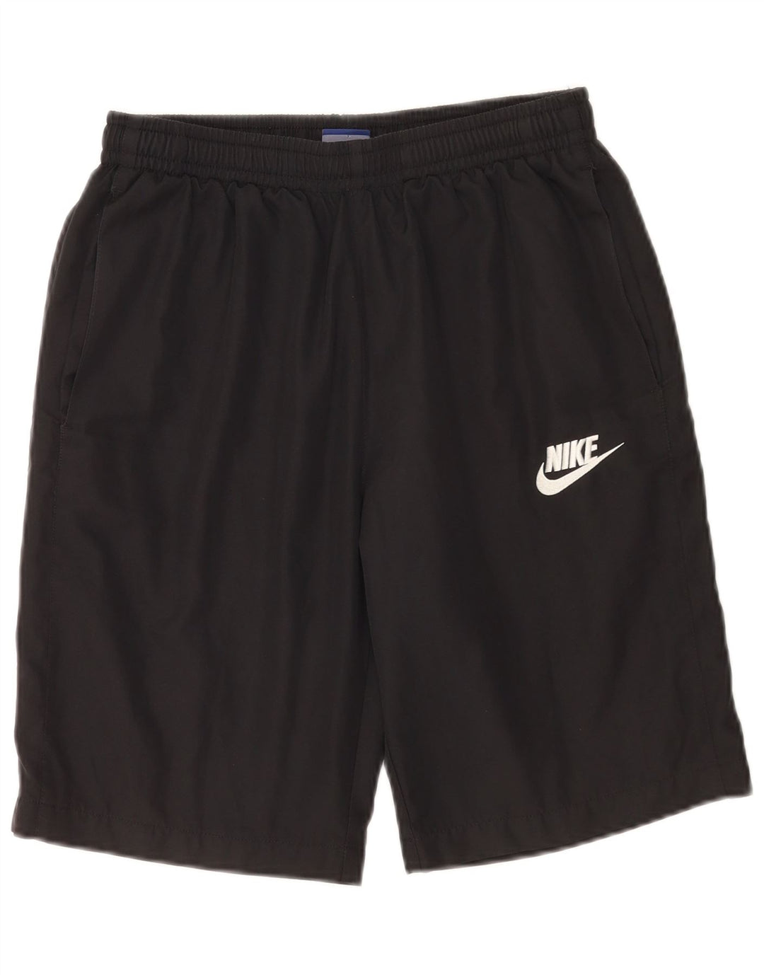 Pantaloni scurți sport Nike pentru bărbați, poliester mediu negru