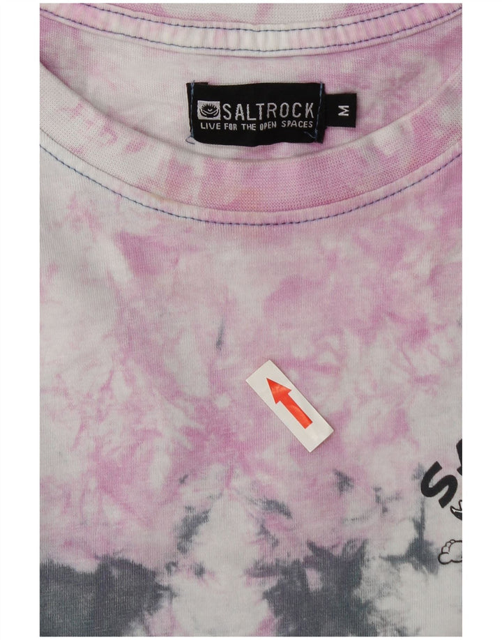 Tricou grafic pentru bărbați Saltrock Top mediu multicolor din bumbac Tie Dye