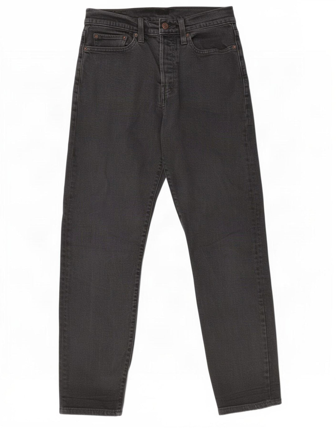 Blugi drepti pentru femei Levi's W28 L27 bumbac negru