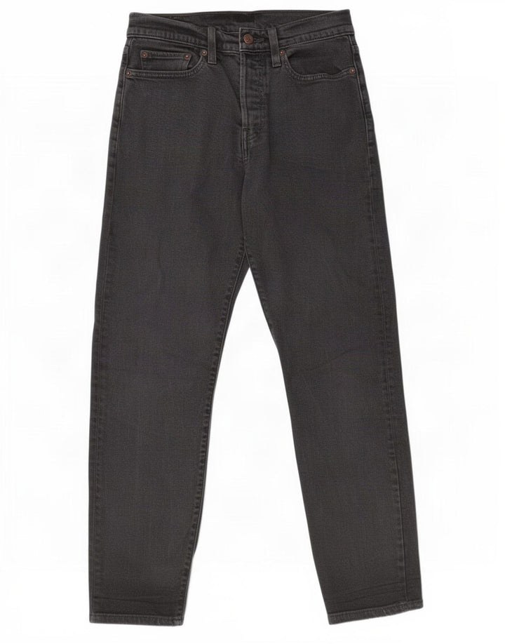 Blugi drepti pentru femei Levi's W28 L27 bumbac negru