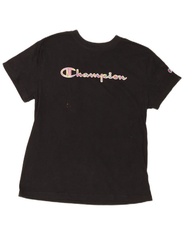 Tricou grafic Champion pentru femei Top UK 12 Medium Black