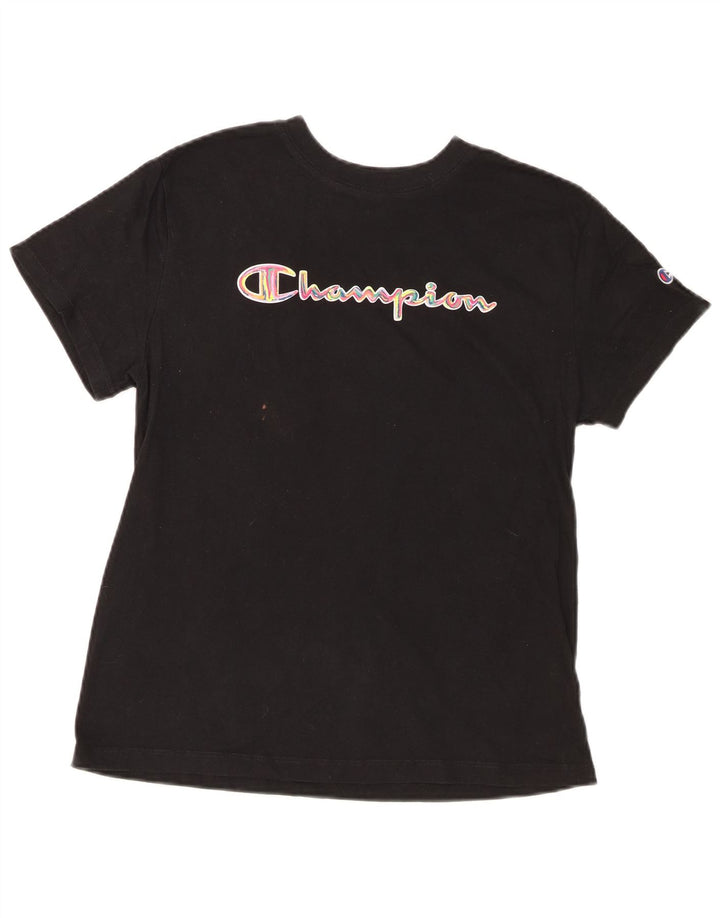 Tricou grafic Champion pentru femei Top UK 12 Medium Black