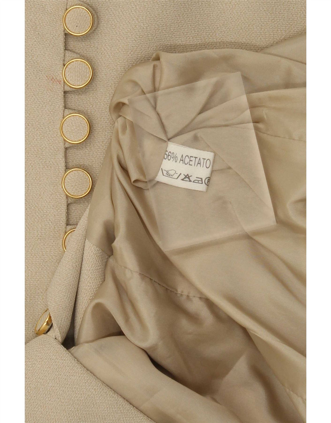 Jachetă vintage pentru damă cu grafică IT 42 Medium Beige Animal Print