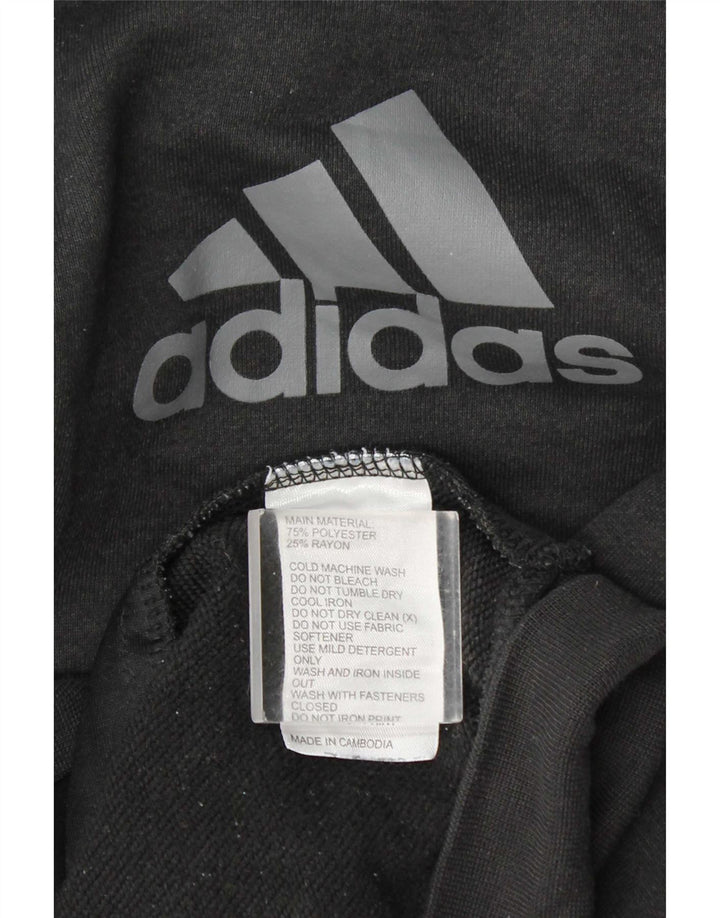 Pulover pentru bărbați Adidas Graphic Zip XL poliester gri