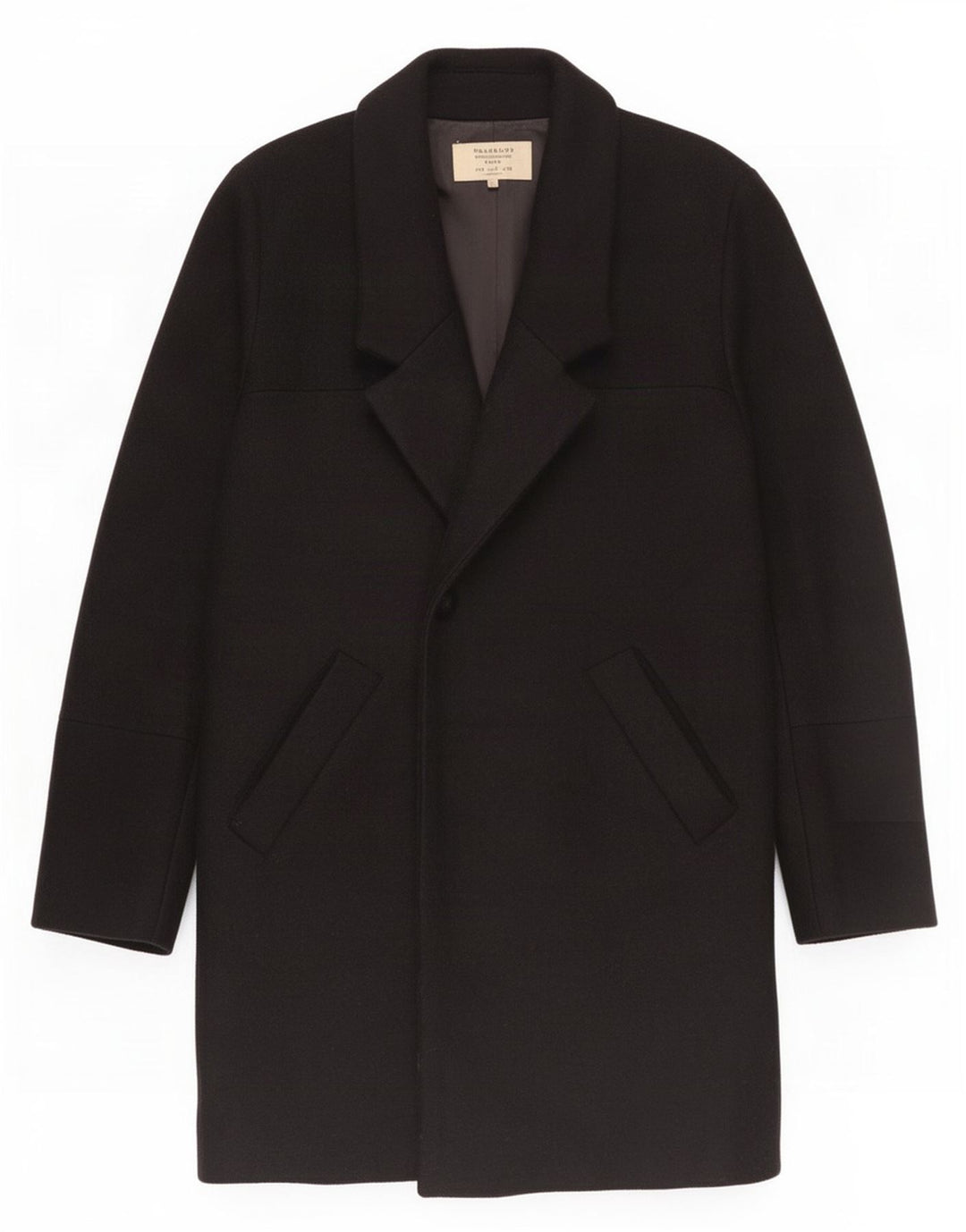 Pardesiu Trafaluc pentru femei Zara UK 10 Mic Negru