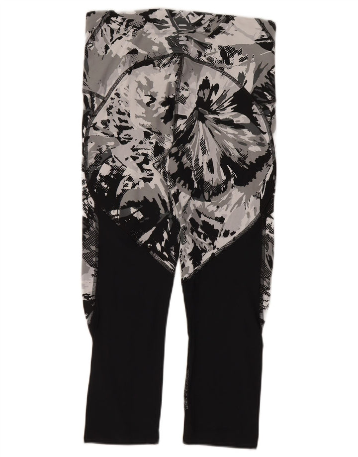 Leggings Under Armour pentru femei Crop Abstract Pattern UK 14 Medium Gri