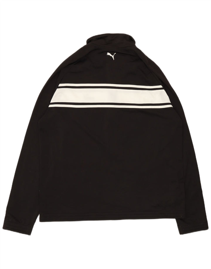 Jachetă de trening pentru bărbați Puma, 2XL, poliester color bloc negru