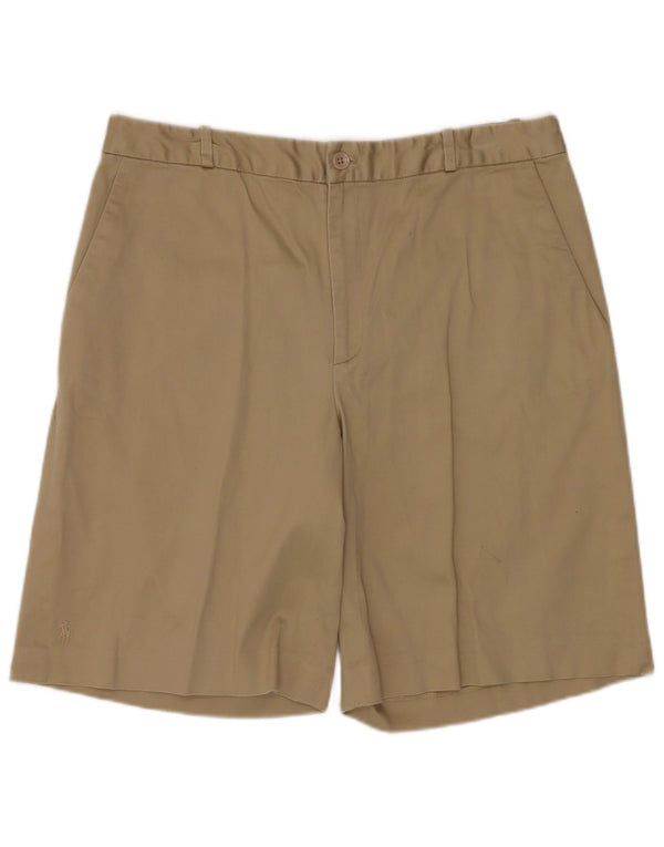 Pantaloni scurți chino Polo Ralph Lauren pentru femei US 10 Large W30 Khaki Bumbac