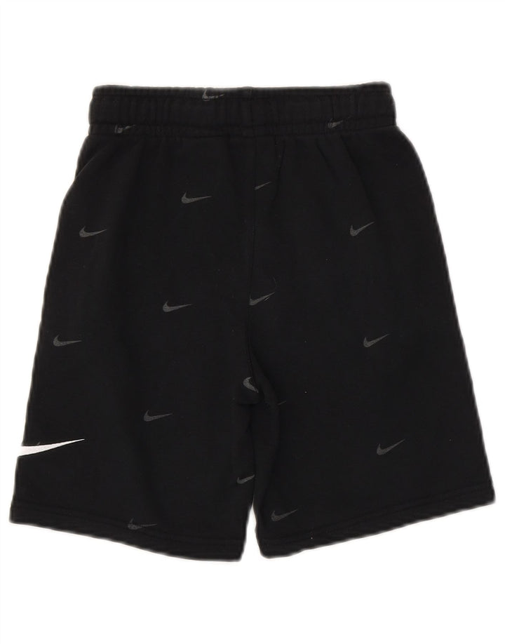 Pantaloni scurți sport grafic NIKE pentru băieți, 8-9 ani, mici, negru