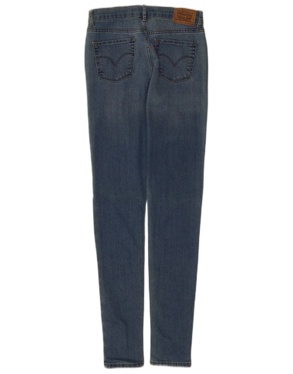 Blugi super skinny Levi's fete 720 cu talie înaltă 13-14 ani W26 L31 albastru