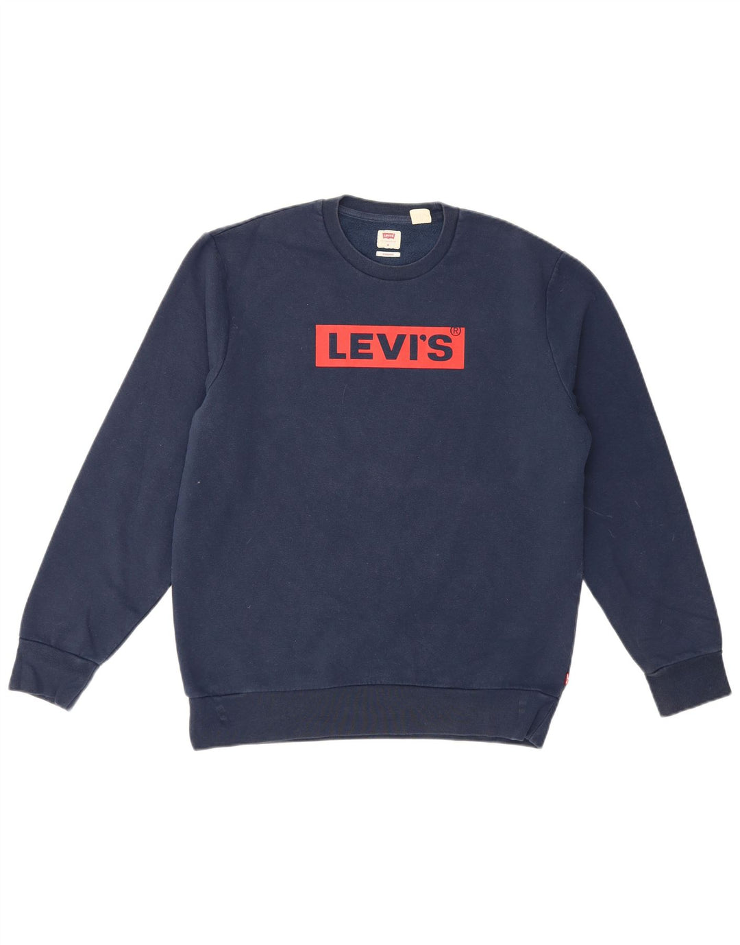 Pulover cu grafic standard Levi's pentru bărbați, bumbac mediu albastru bleumarin