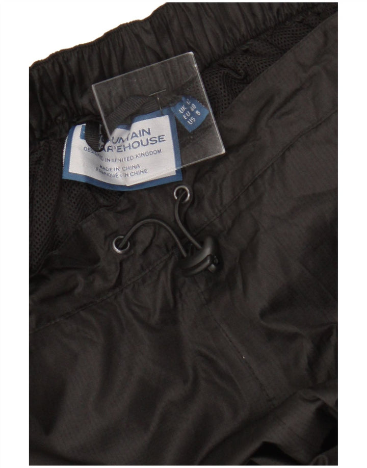 Mountain Warehouse Pantaloni Windbreaker pentru femei UK 12 Medium Black