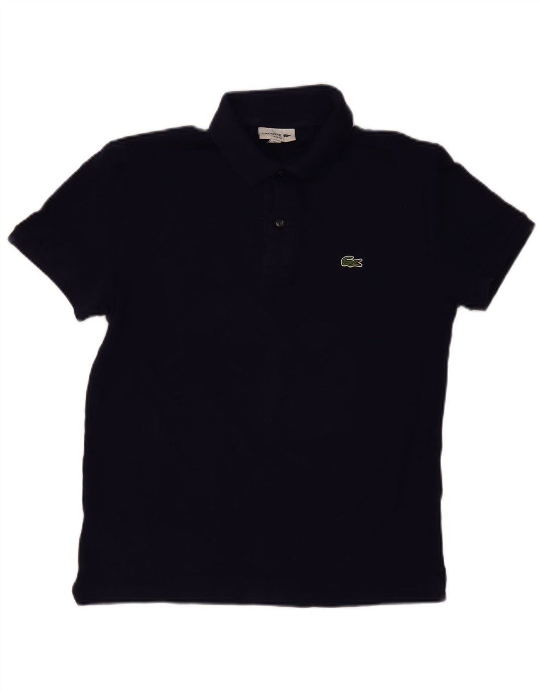 Tricou polo pentru bărbați Lacoste Slim Fit Mărimea 4 Bumbac bleumarin mediu, albastru