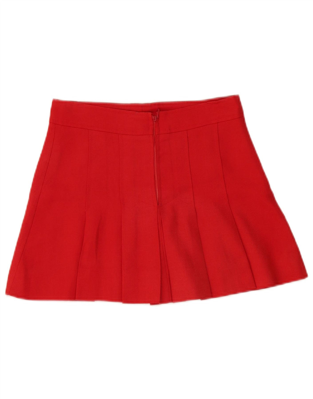 Fusta Mini A-Line pentru Damă Vintage W28 Roșu Mediu