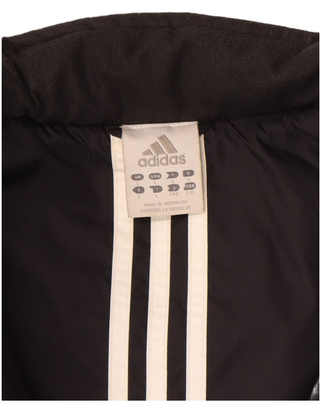 Jachetă căptușită pentru bărbați Adidas UK 40, mare, negru, poliester