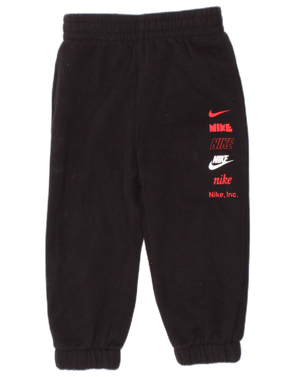 Pantaloni de trening Nike Baby Boys Graphic Joggers 12-18 luni Negru