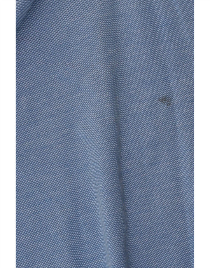 Cămașă polo Paul & Shark pentru bărbați, albastru mediu, pete