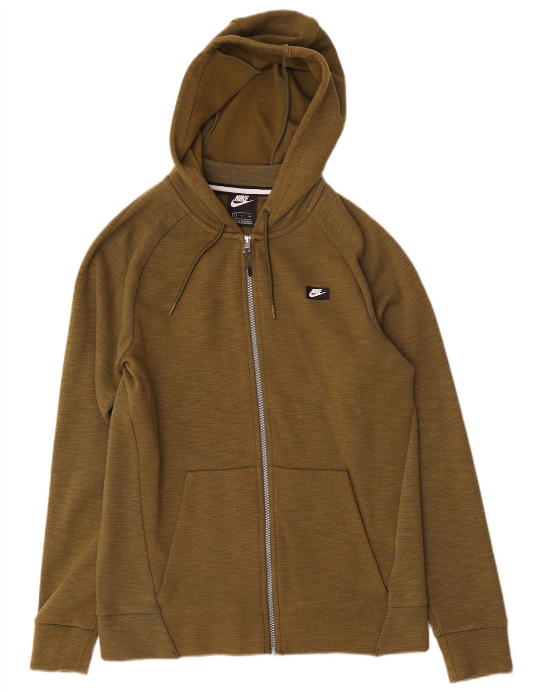 Pulover Nike pentru bărbați, cu fermoar, bumbac, kaki