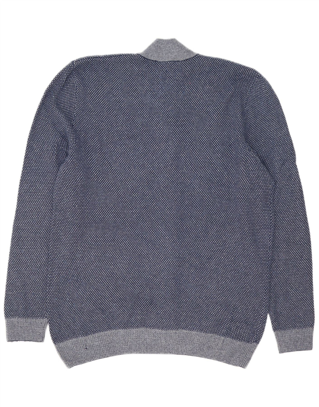 Pulover cardigan pentru bărbați Lacoste Mărimea 5, mare, albastru marin cu pete