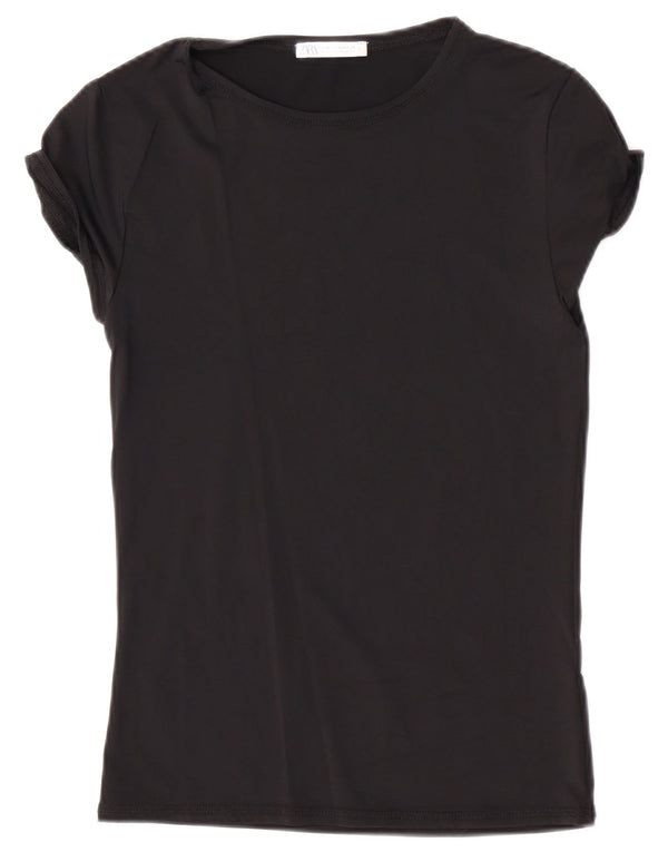Tricou pentru femei Zara UK 12 Medium Negru