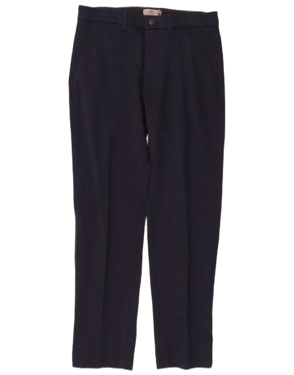 Pantaloni chino subțiri pentru bărbați Marks & Spencer L32 L31 Bumbac bleumarin
