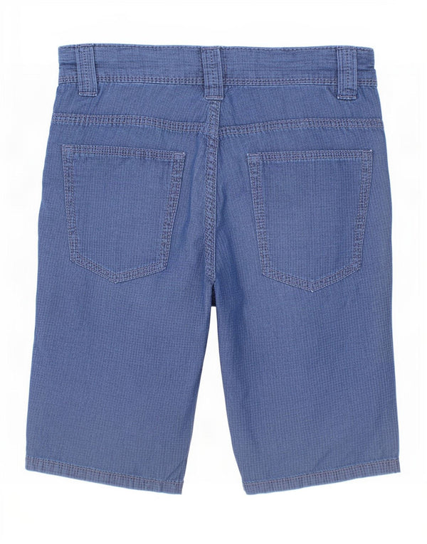 Pantaloni scurți casual Benetton pentru băieți 10-11 ani XL W29 Blue Check