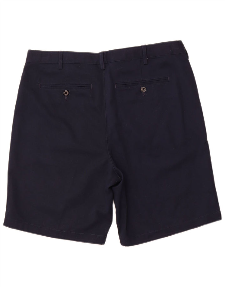 Pantaloni scurți chino pentru bărbați LANDS END W36 mari, bumbac, albastru