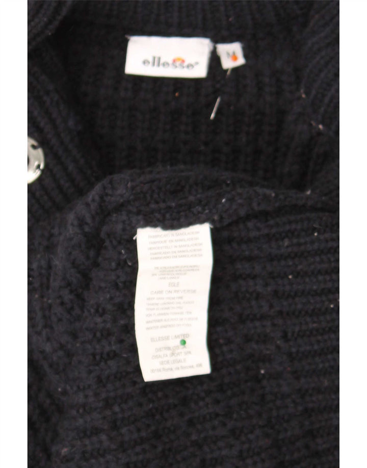 Pulover cardigan pentru femei Ellesse UK 12 Medium Bleumarin Acrilic