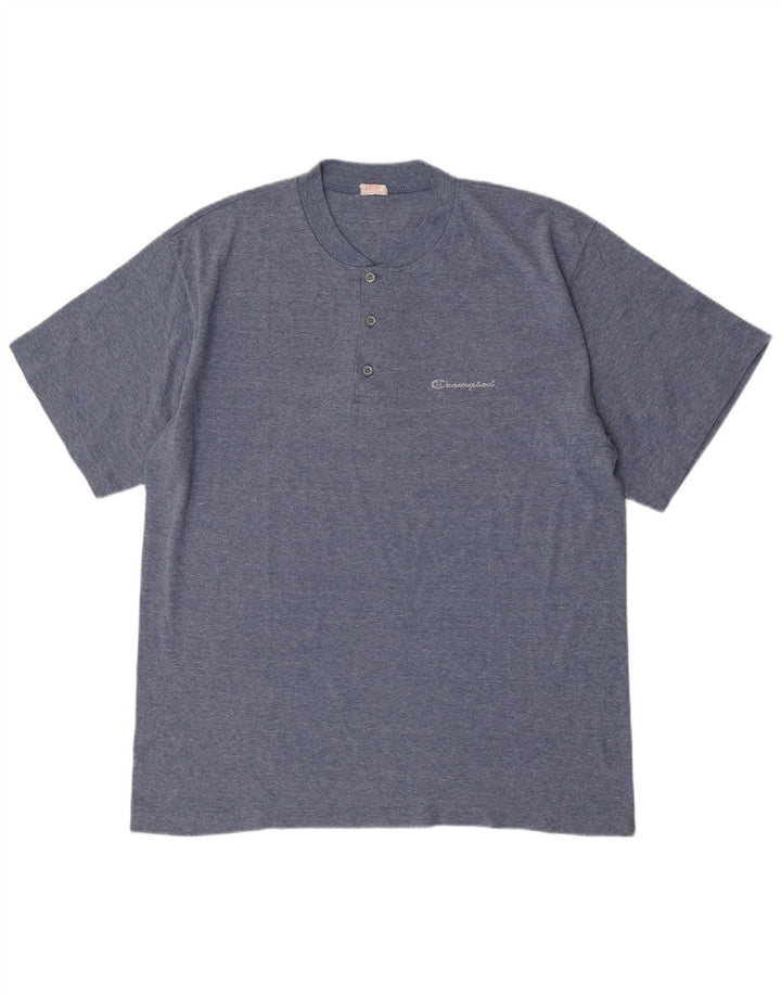 Tricou pentru bărbați Champion Top XL Bumbac pete albastru