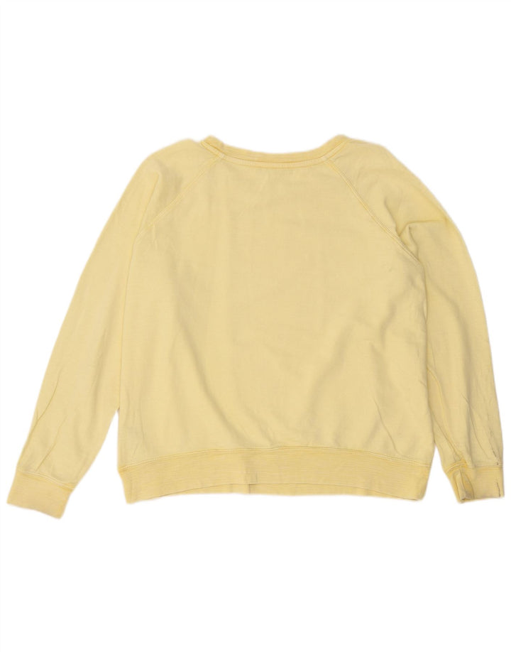 Pulover supradimensionat pentru femei Marks & Spencer, UK 18 XL, bumbac galben