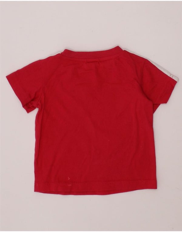 ADIDAS Baby Girls T-Shirt Top 3-6 Months Red Cotton