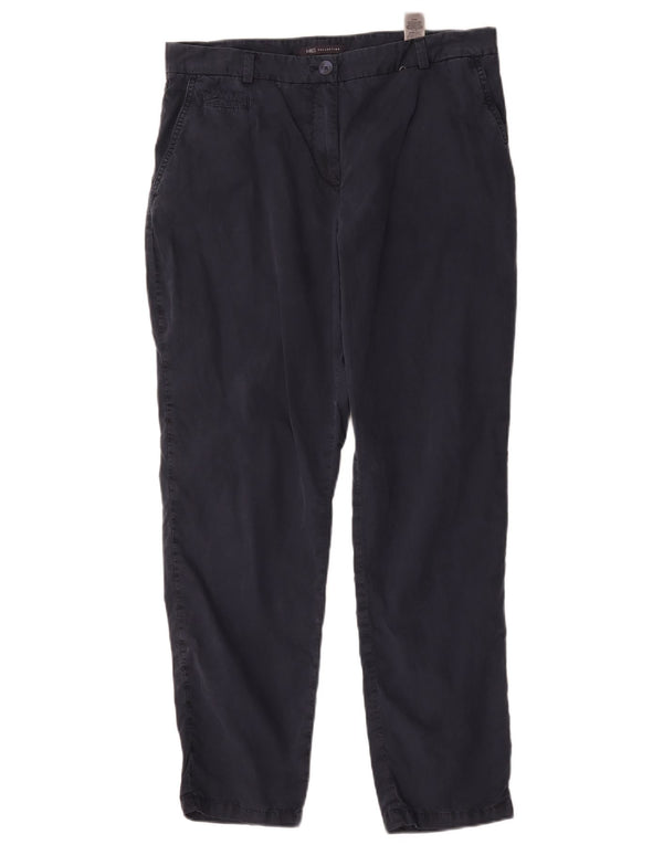 Pantaloni chino obișnuiți pentru femei Marks & Spencer UK 14 Large W34 L28 Bleumarin
