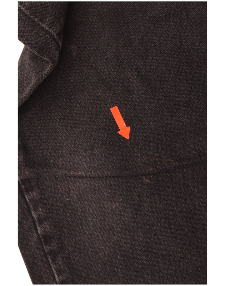 GAS Blugi Dakota drepte pentru bărbați W34 L32 bumbac negru