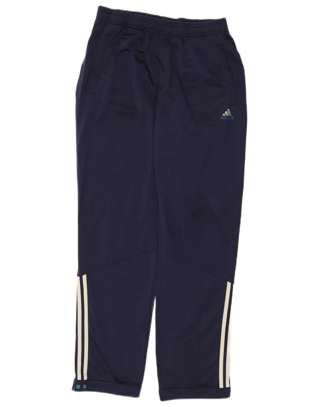 Pantaloni de trening ADIDAS pentru bărbați Marea Britanie 40/42 Poliester mediu albastru bleumarin