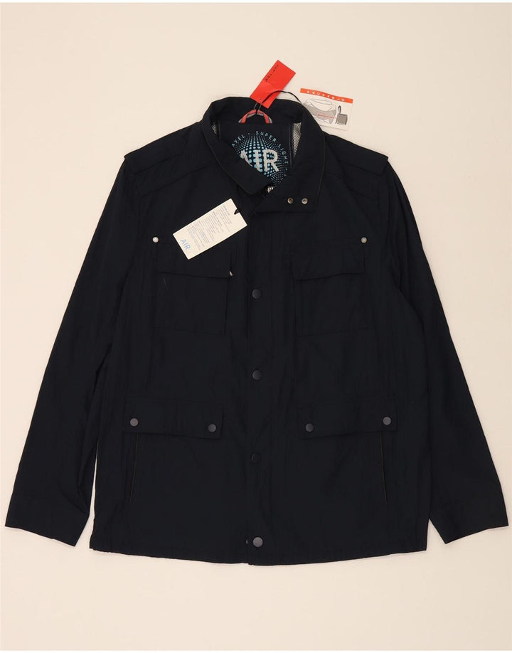 JUPITER Mens Utility Jacket UK 48 4XL Navy Blue Polyester Vintage Jupiter and Second-Hand Jupiter from Messina Hembry 