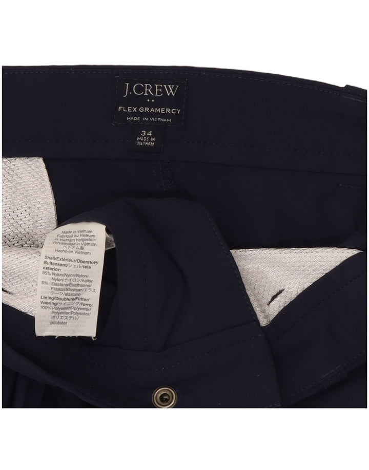 Pantaloni scurți chino Gramercy J. Crew pentru femei W34, nailon mare, albastru bleumarin